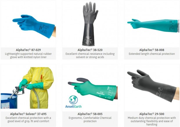 CHEMICAL PROTECTION GLOVES 10