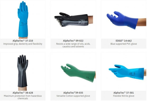 CHEMICAL PROTECTION GLOVES 14