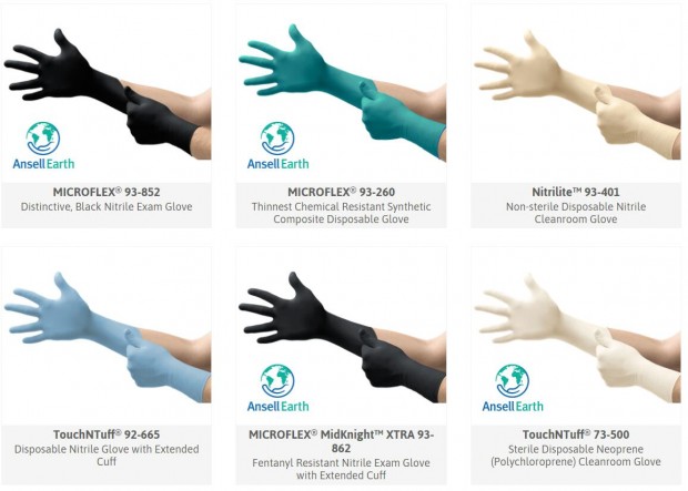 DISPOSABLE GLOVES ANSELL 3